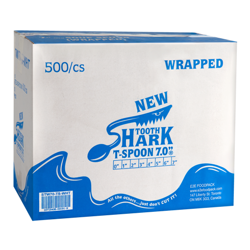 Shark Tooth Tea Spoon Wrapped